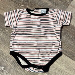 10/$25 Striped Short Sleeve Baby Onesie